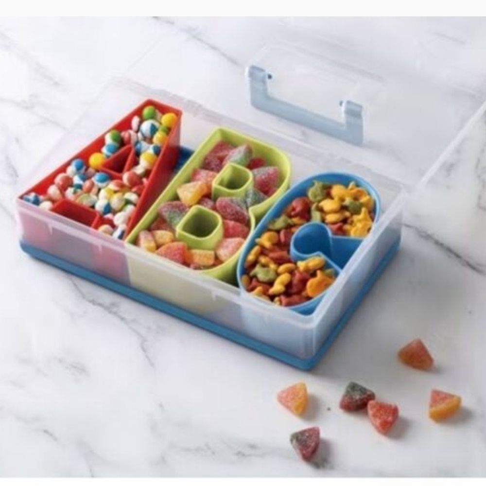 CWC ABC Colorful Snack Organizer Box